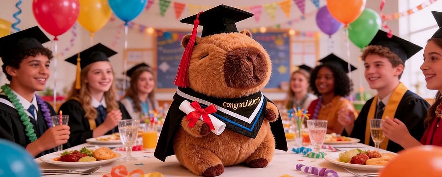 Wonfirang Capybara Plush Toy with Detachable Turtle Backpack — interior detail