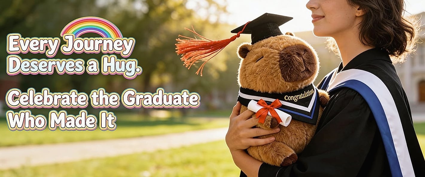 Wonfirang Capybara Plush Toy with Detachable Turtle Backpack — feature highlights