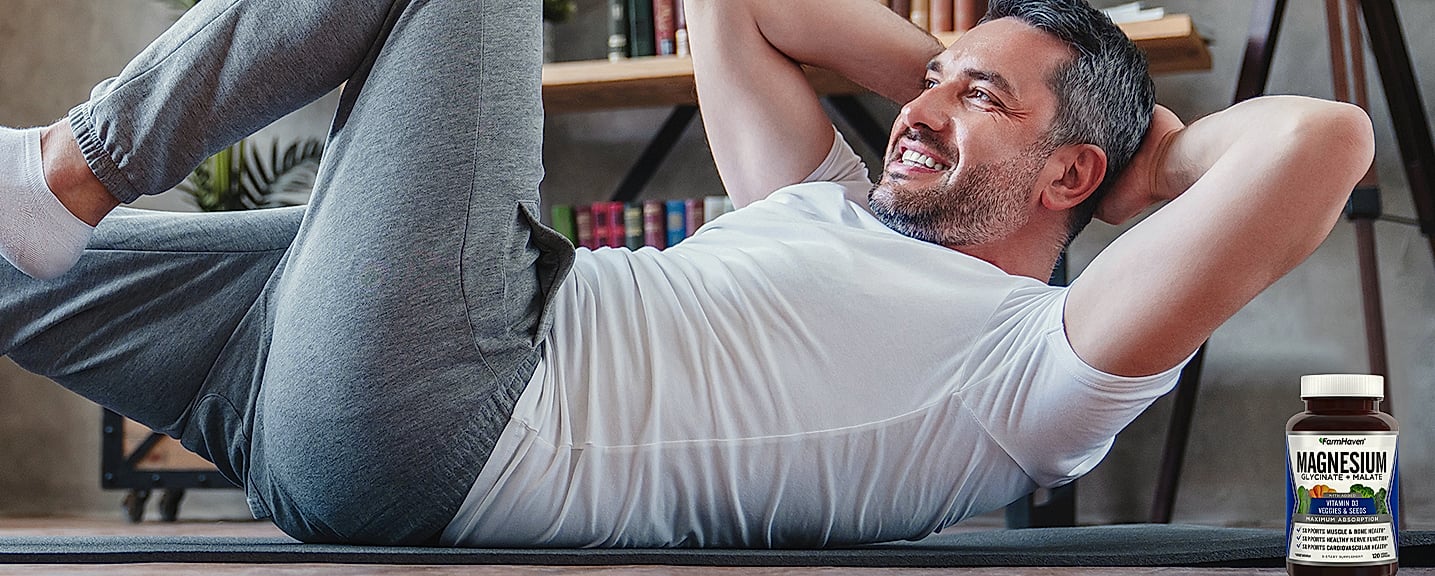 FarmHaven Magnesium Complex with Vitamin D3 Supplement — close-up details