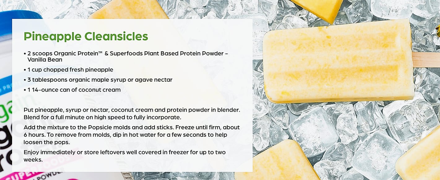 Orgain Organic Vegan Protein Powder with 50 Superfoods — feature highlights