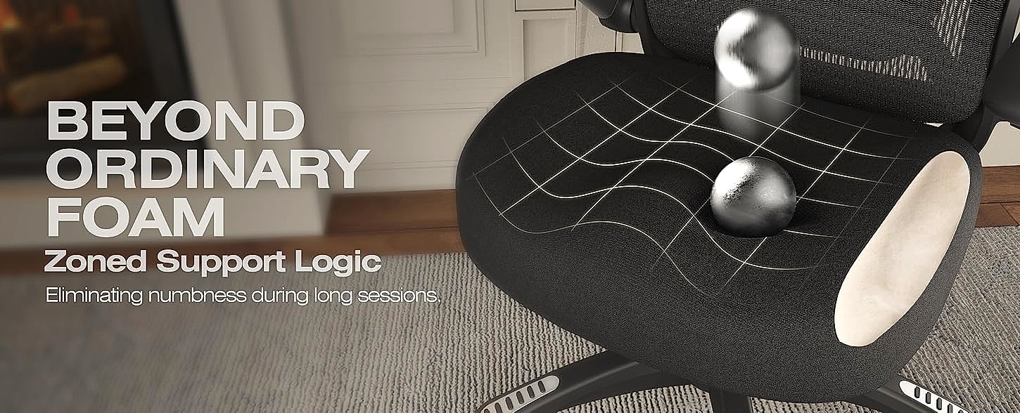 ELABEST X100 Ergonomic Mesh Office Chair with Lumbar Support — feature highlights