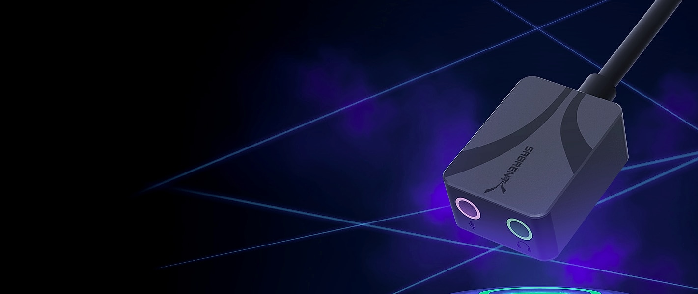 SABRENT AU-MMSA USB External Stereo Sound Adapter — package contents