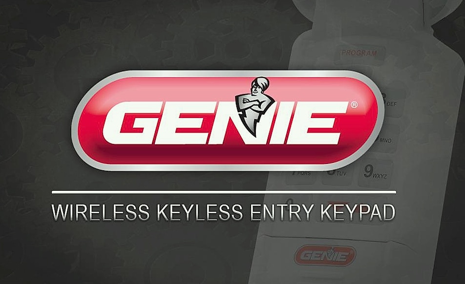 Genie GK-R Wireless Keyless Keypad for Garage Door Opener — package contents