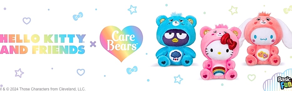 Care Bears Badtz-Maru Dressed as Grumpy Bear 8 inch Plush — assembled view