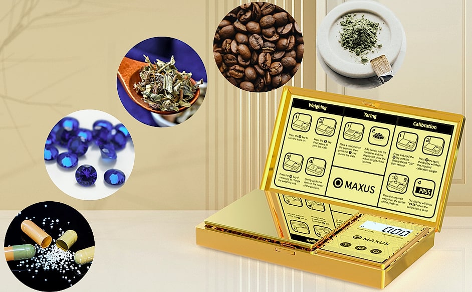 MAXUS Digital Pocket Gram Scale 500g x 0.01g Precision — build progress