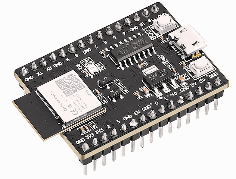 FancyWhoop ESP32-C3 Development Board with WiFi Bluetooth — package contents