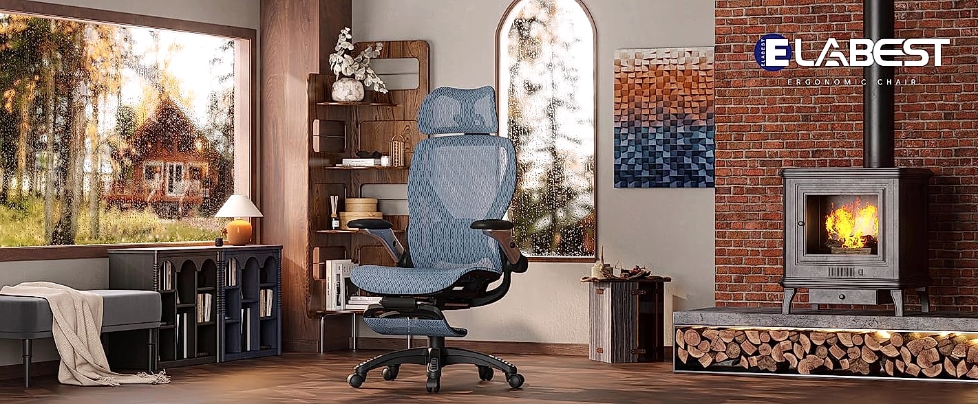 ELABEST X100 Ergonomic Mesh Office Chair with Lumbar Support — feature highlights
