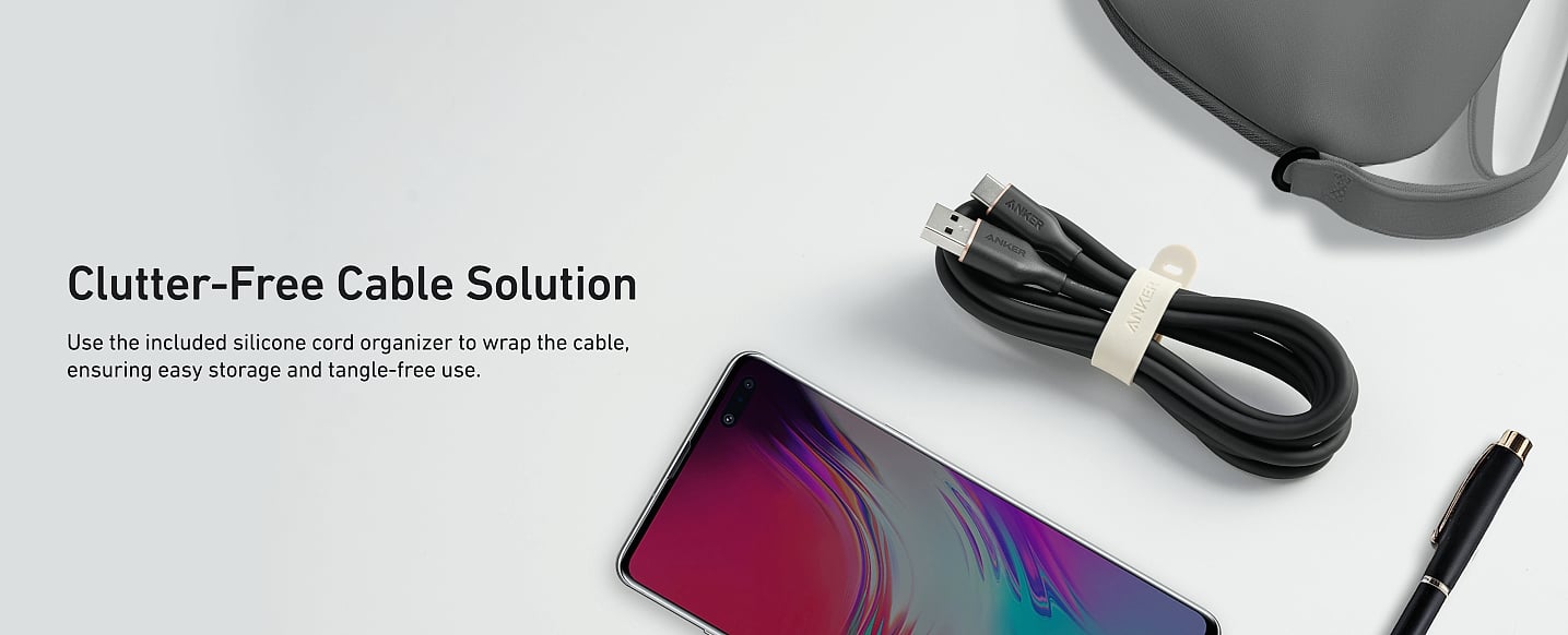 Anker USB-A to USB-C Cable 3ft 2-Pack Fast Charging — close-up details